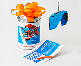 Ľubovoľný KITE KURZ v darčekovej plechovke podľa výberu