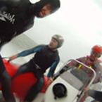 1-denný kiteboarding kurz NA HLBOKEJ VODE s asistenciou člna